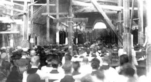 1924 Apr 20 -Easter Sunday-First Mass in Crypt