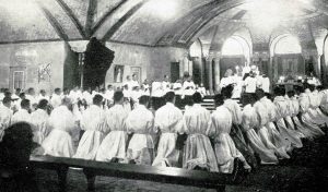 Ordinations in the Crypt Church on September 24, 1925.