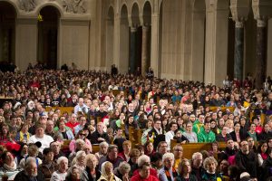 Great Upper Church is packed with attendees for the National Prayer Vigil for Life