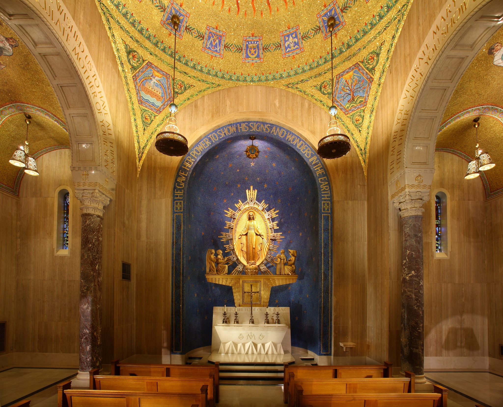 Virtual Tour: The Miraculous Medal Chapel - National Shrine of the  Immaculate Conception