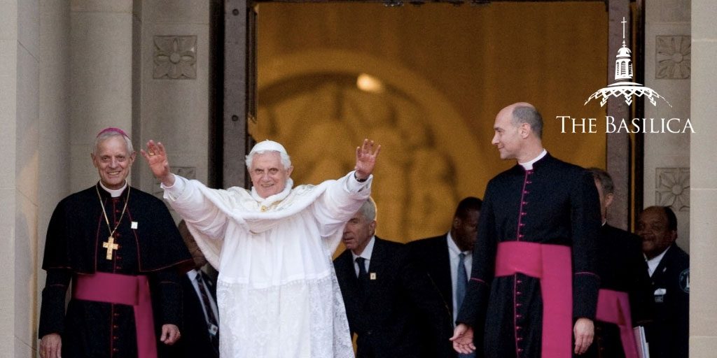 Pope Benedict XVI Visits the Basilica