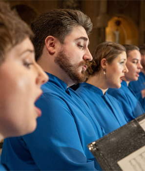 Basilica choir performing