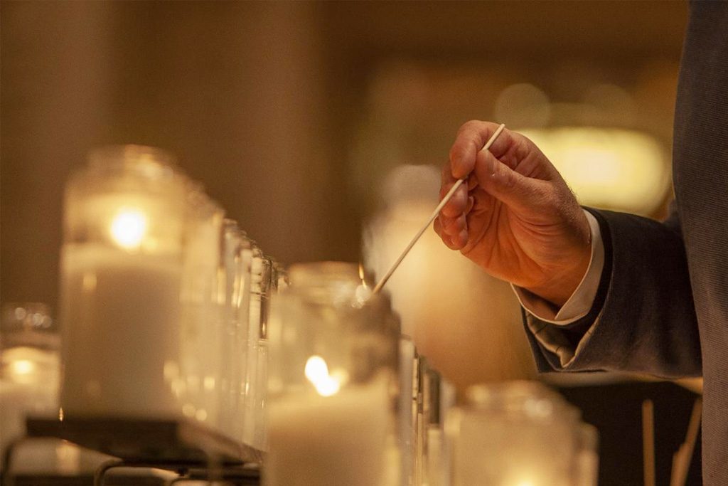 Light a Candle at the Basilica