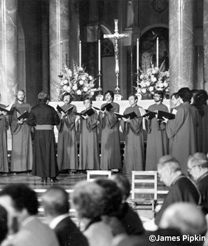 Basilica choir historical image