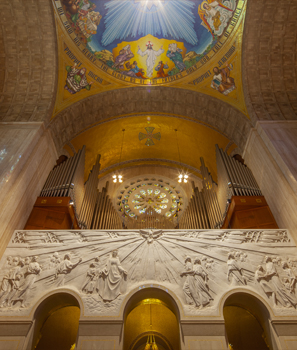 Great Upper Church organ and incarnation dome