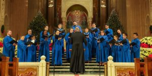 The Basilica Choir performs in the Great Upper. Church at Christmas Concert