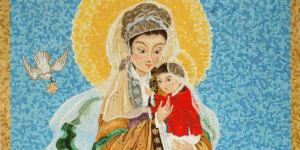 Our Lady of China mosaic