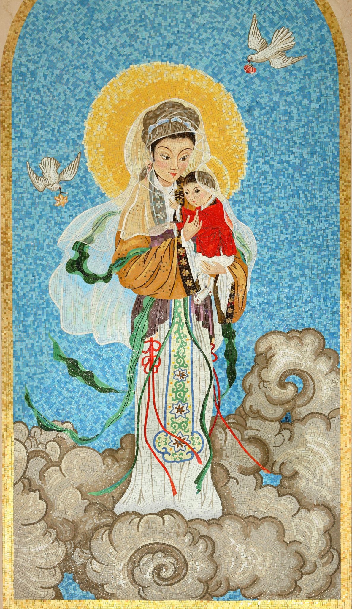 Our Lady of China mosaic