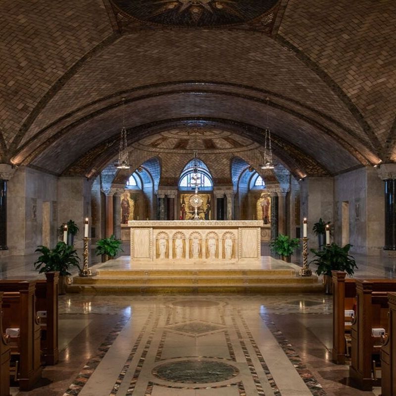 Crypt Church altar