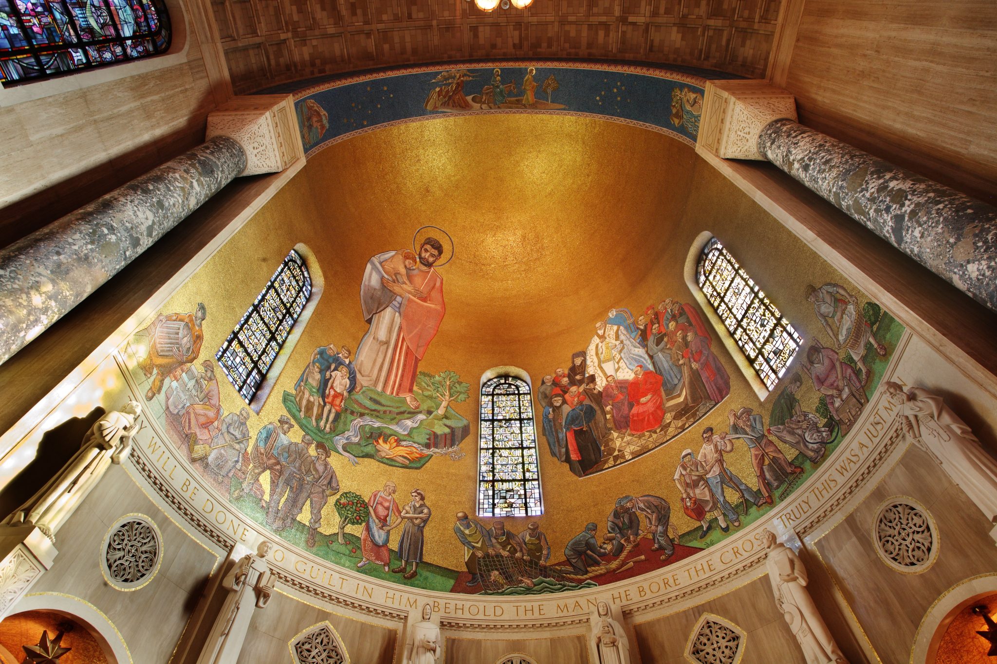 Joseph Defender of the Church mosaic 