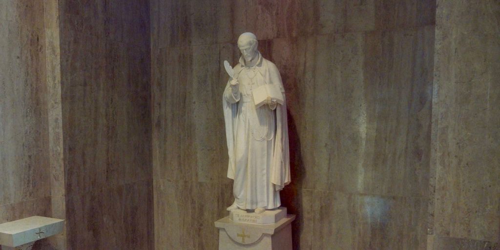 Alphonsus Liguori statue in the Our Mother of Perpetual Help Chapel