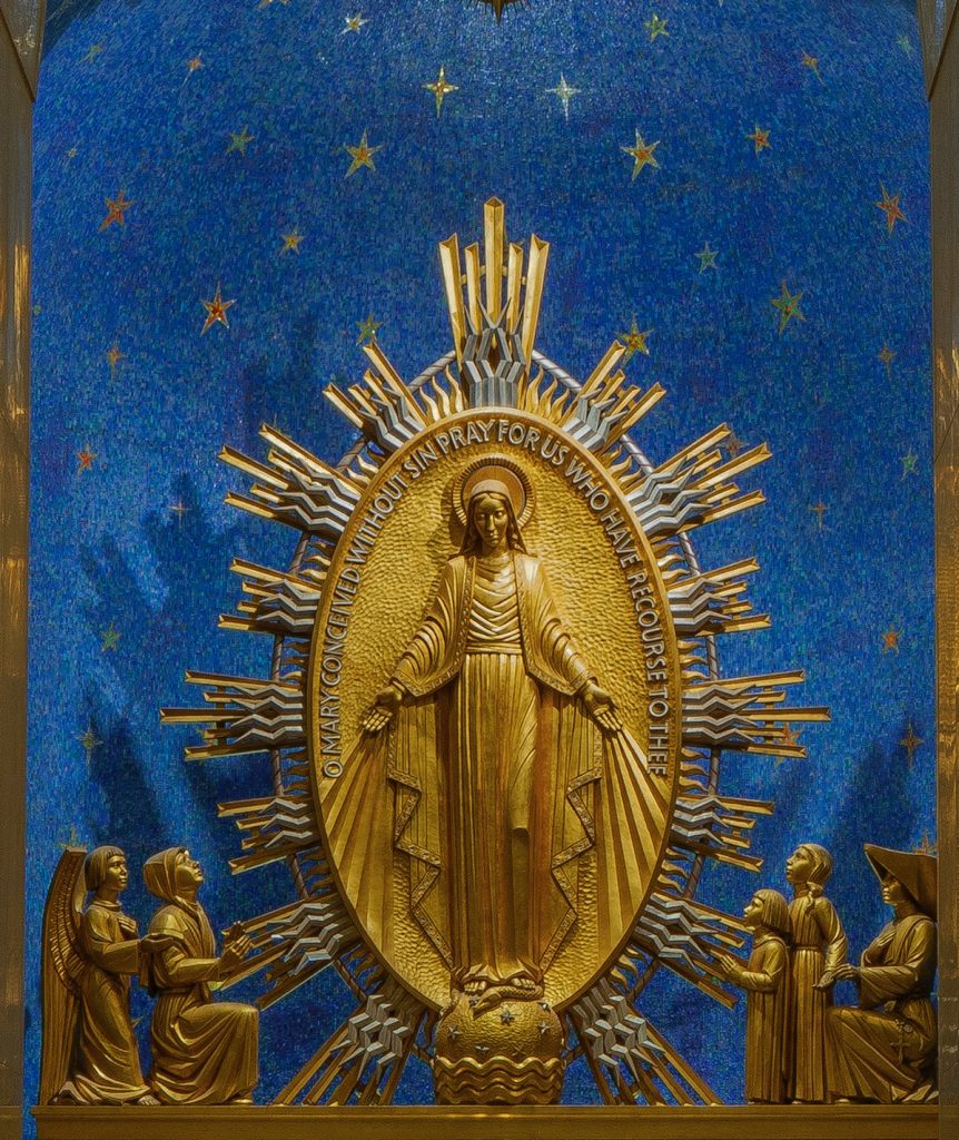 Virtual Tour: The Miraculous Medal Chapel - National Shrine of the  Immaculate Conception