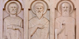 Sculptures of church fathers