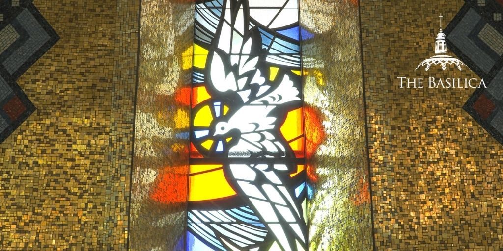 Trinity Dome window holy spirit dove