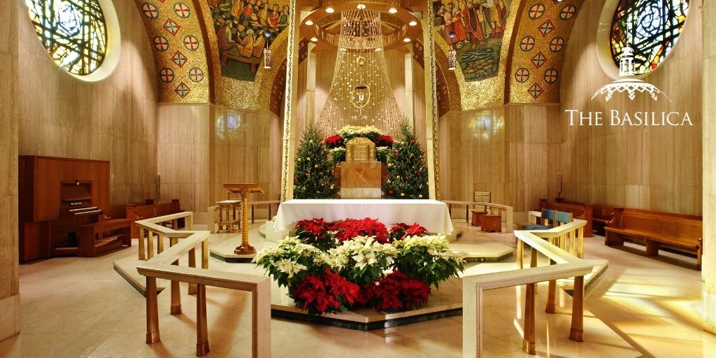 Blessed Sacrament Chapel at Christmas