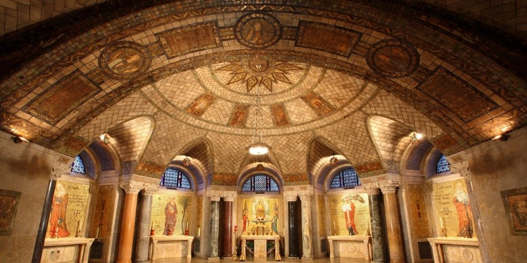 Basilica Insider: Altar Mosaics of the Crypt Church