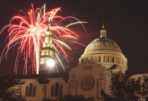 Basilica Fireworks Shot - 50th