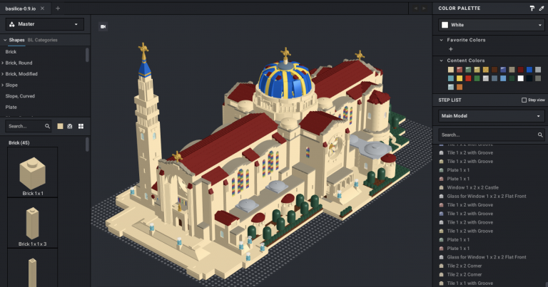 st peter's basilica lego