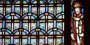 Irenaeus in stained glass Basilica