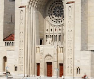 Basilica front entrance