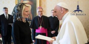 Callista Gingrich with Pope Francis