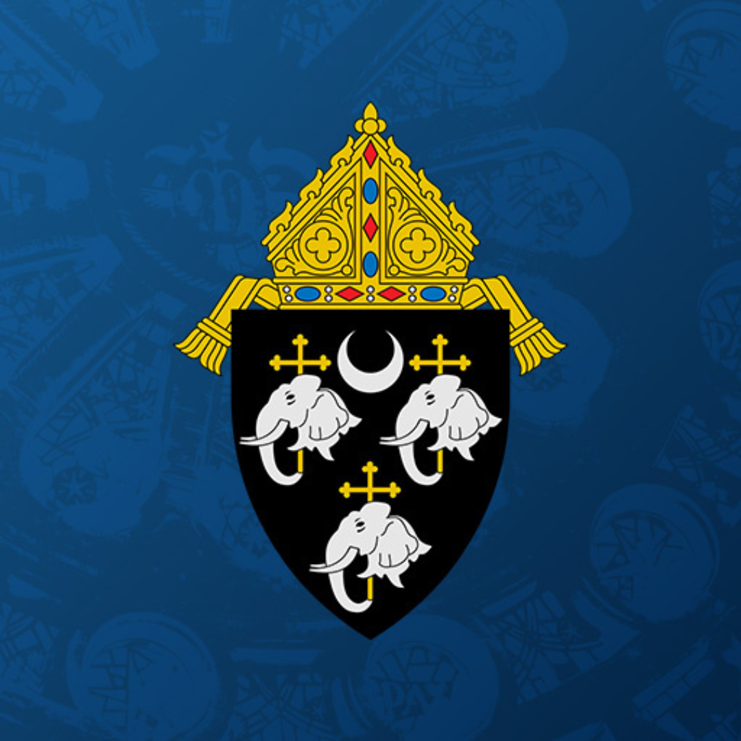 The coat of arms for the Diocese of Camden