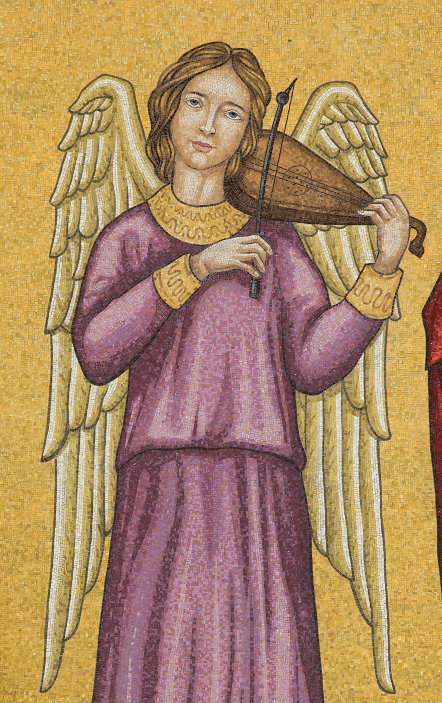 A Choir Angel portrayed in the Trinity Dome
