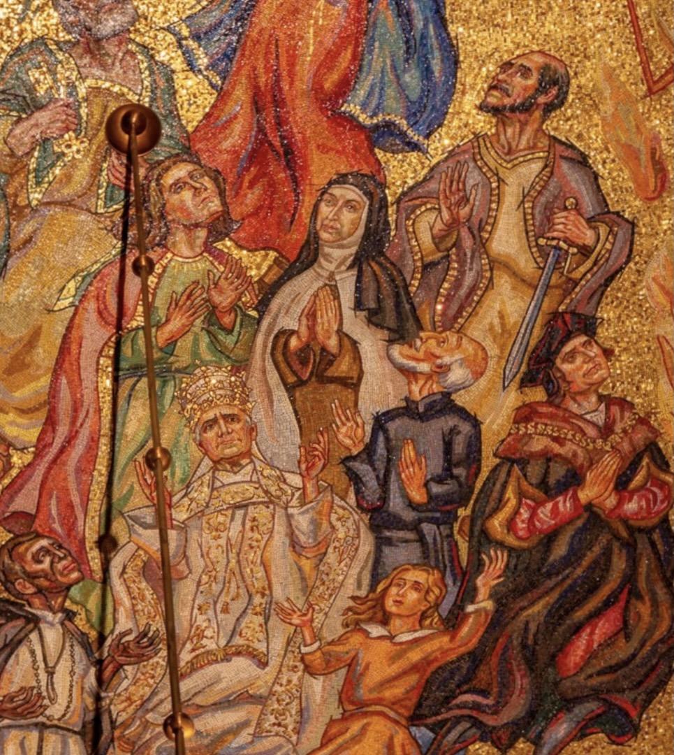 Detail of the Second Coming Mosaic_Teresa of Avila