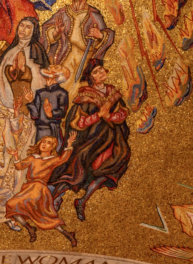 A mosaic depicting St. Thomas More