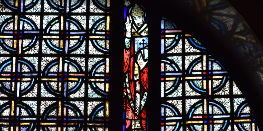 Gregory stained glass window