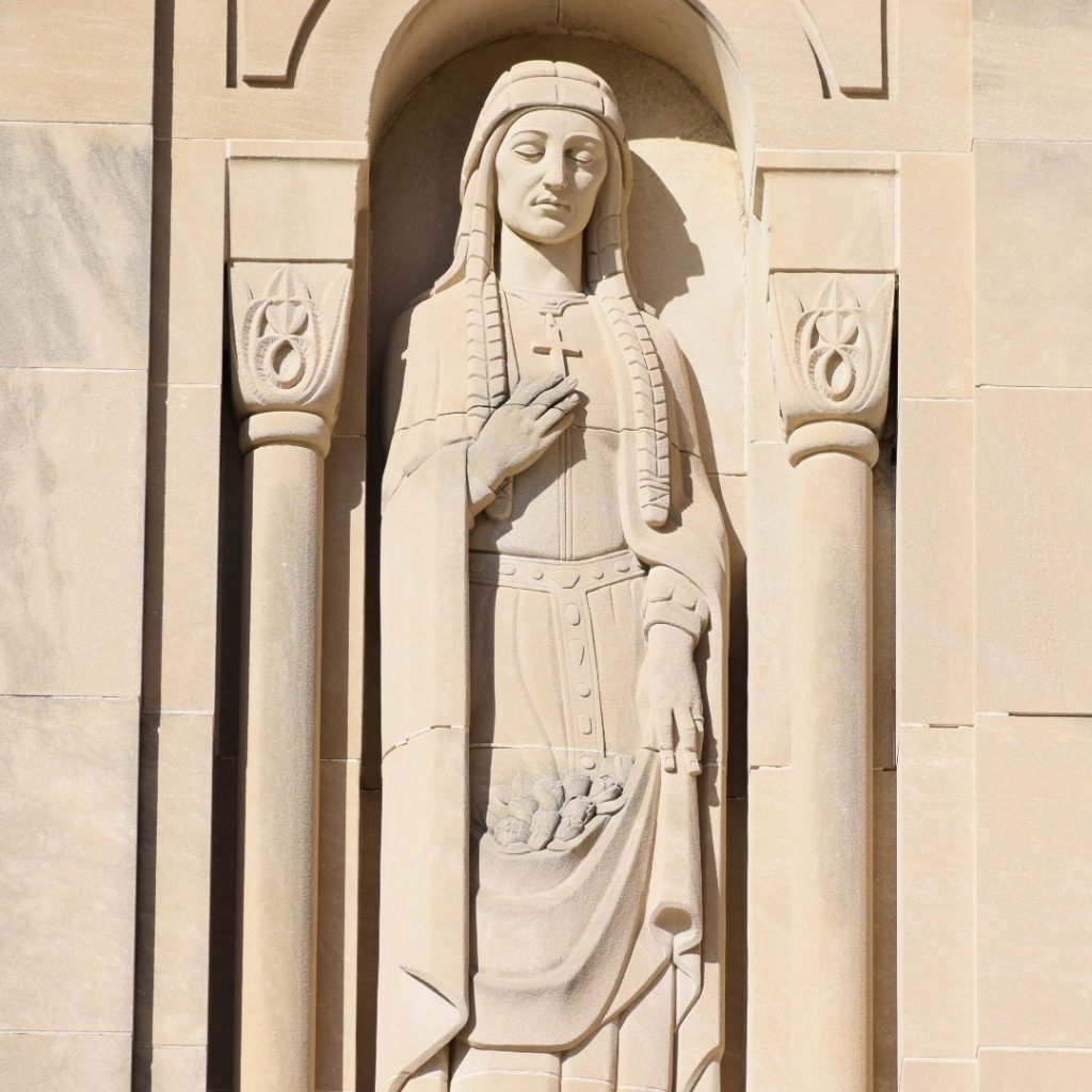 St. Elizabeth of Hungary in the West façade