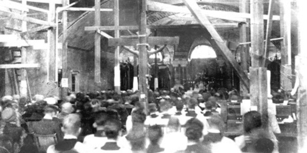 First Public Mass at the Shrine