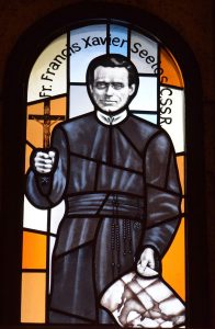 Francis Xavier Seelos stained glass