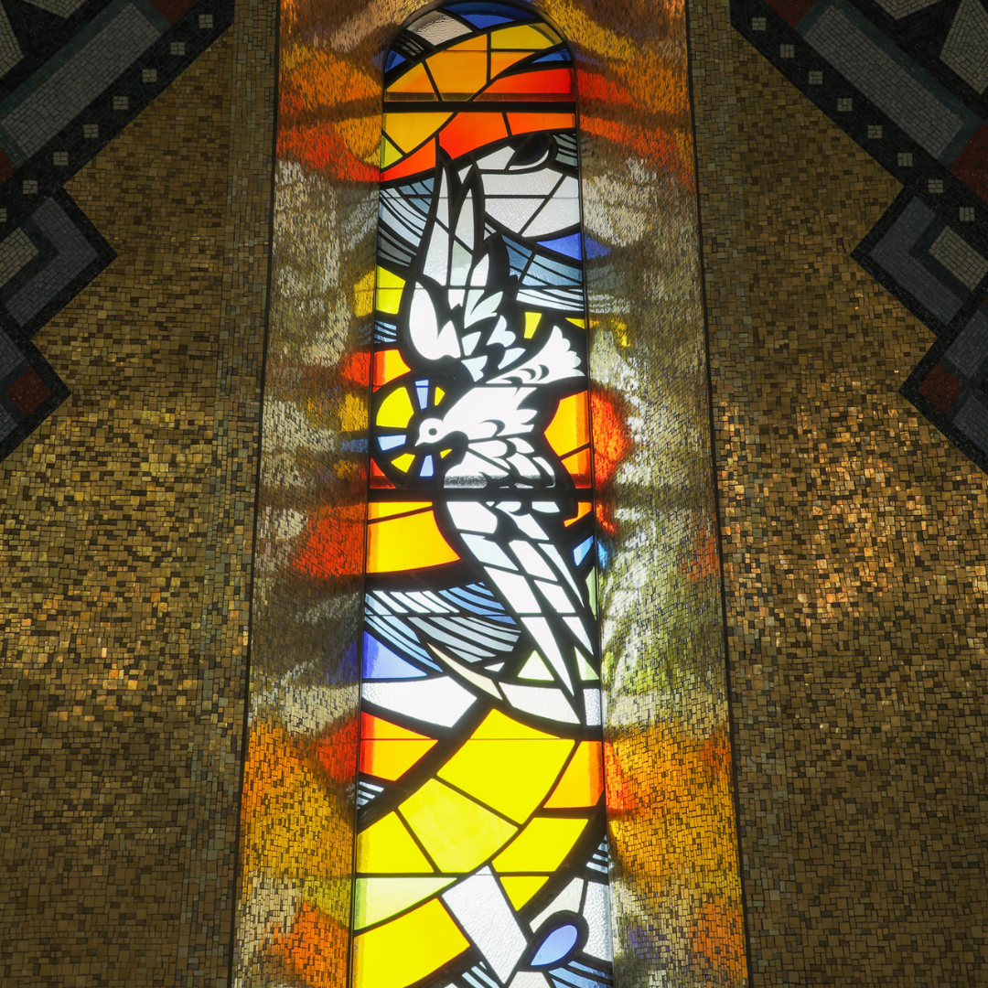 Holy Spirit Trinity Dome window