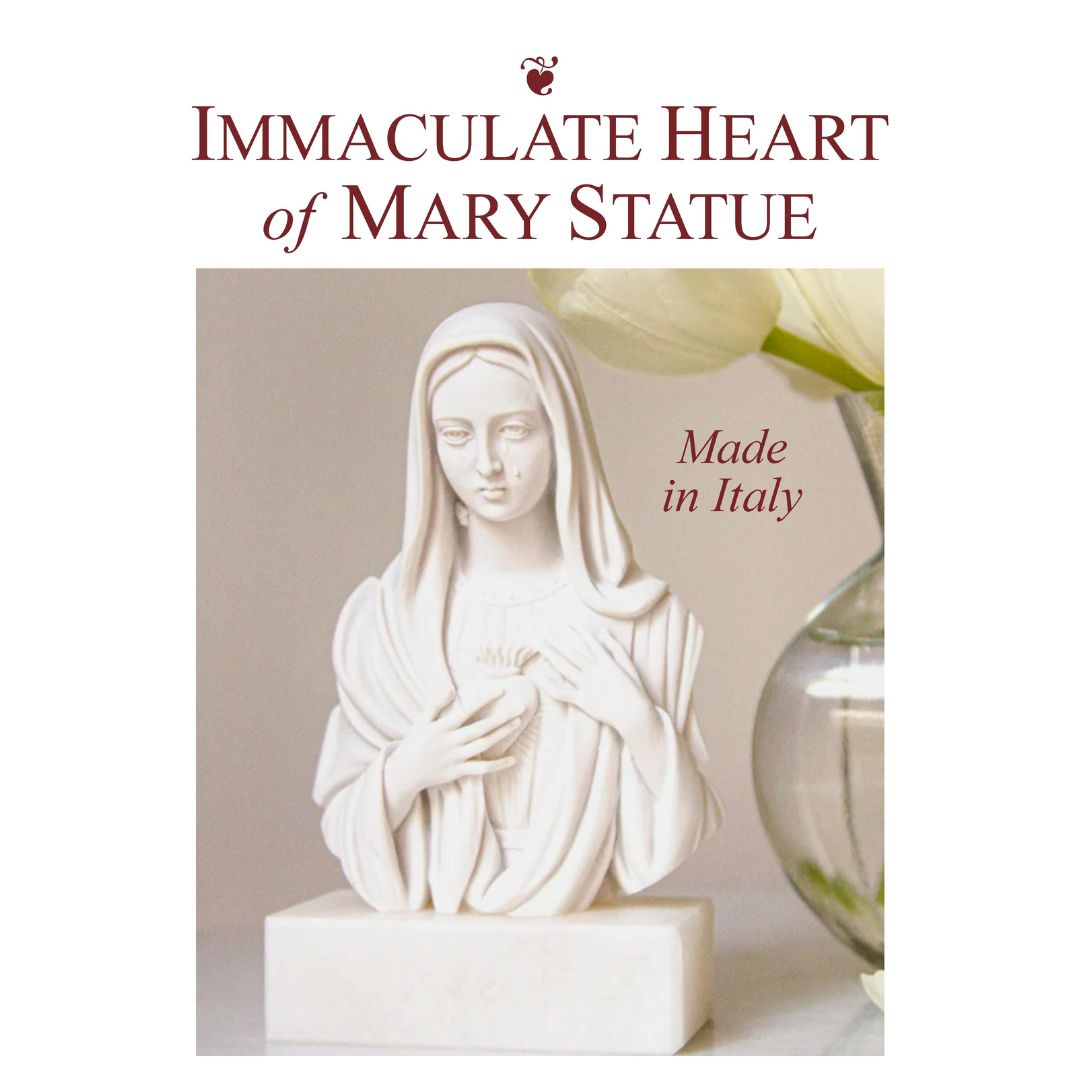 Sculpted bust of Mary