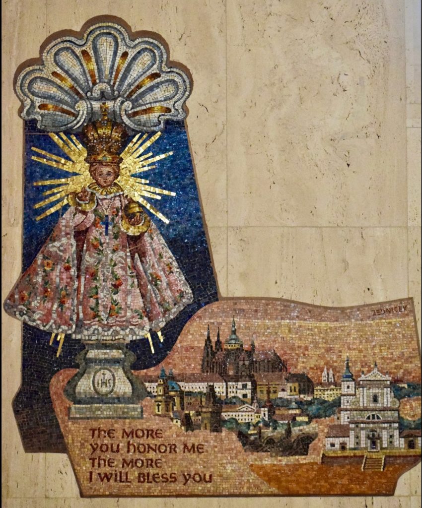 What is the origin of the Infant Jesus of Prague? National Shrine of