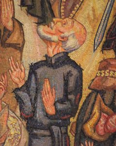 St. Isaac Jogues portrayed in the Second Coming mosaic