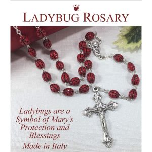 Ladybug rosary.