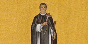 Martin de Porres portrayed in the Trinity Dome