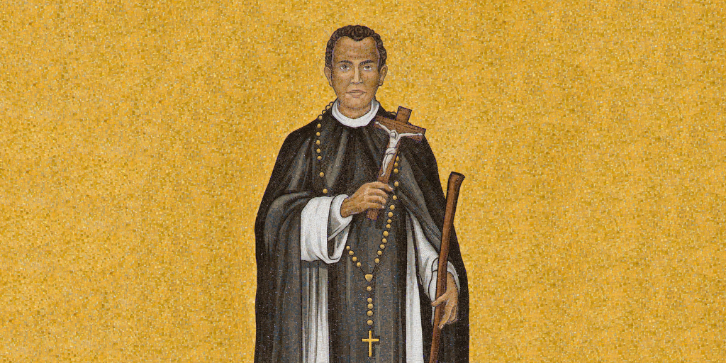 Martin de Porres portrayed in the Trinity Dome