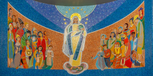 Mary Queen of Missions Chapel Mosaic
