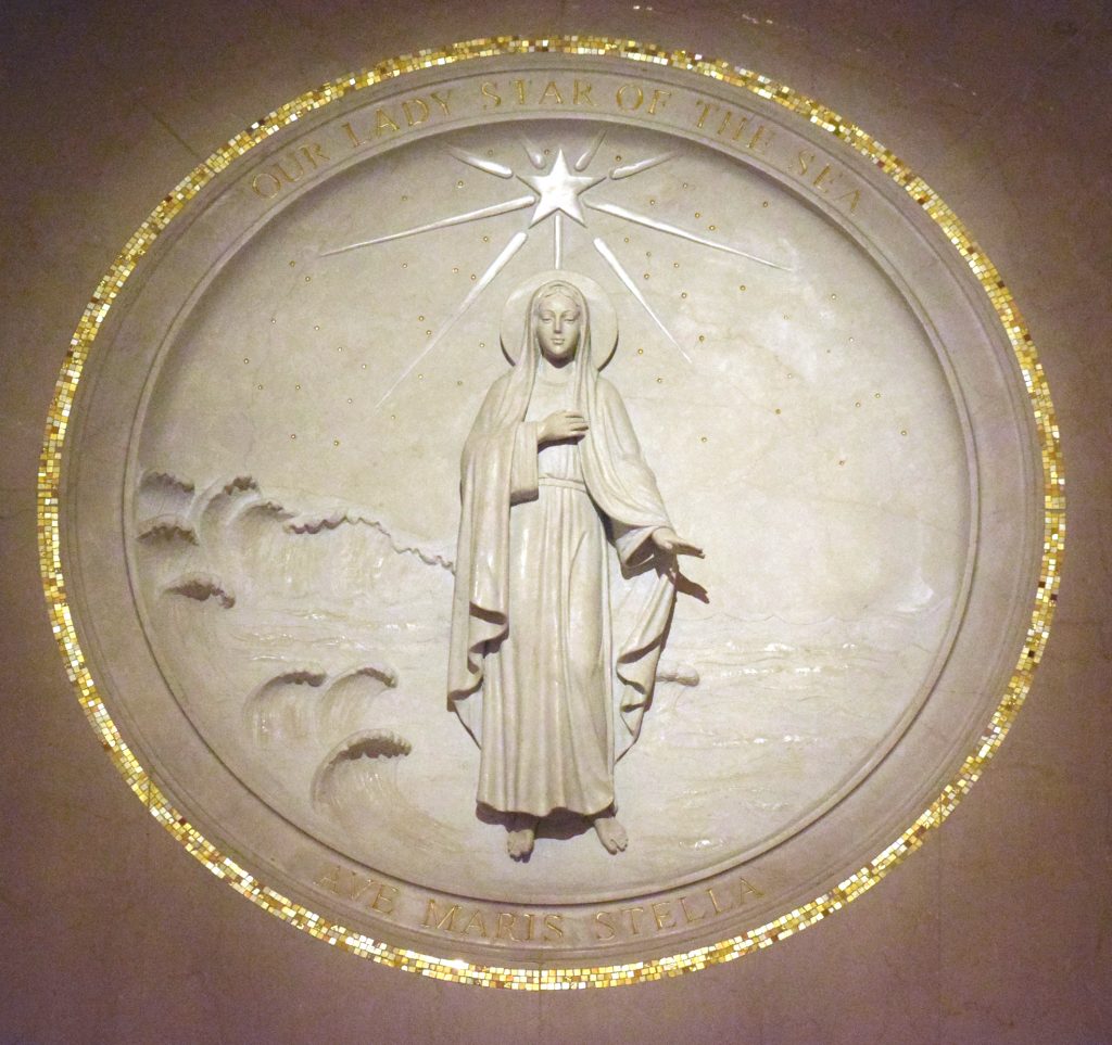 Mary star of the sea rondel