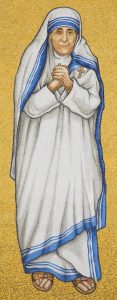 Mother Teresa portrayed in the Trinity Dome