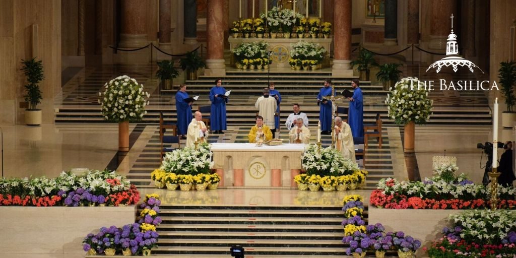 Basilica choir in sanctuary