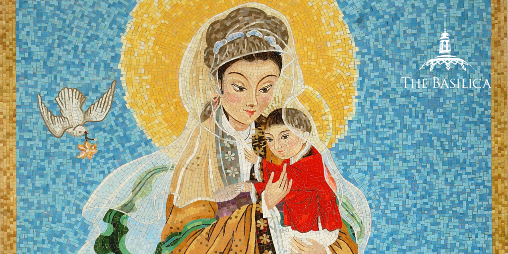 Our Lady of China mosaic