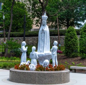 Our Lady of Fatima statue Rosary Garden