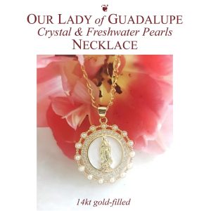 Our lady of Guadalupe necklace. 