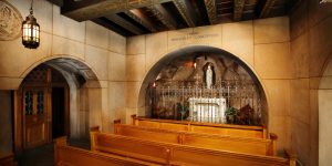 A chapel made to look like a grotto