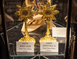 Relics of St. John XXIII and St. John Paul II