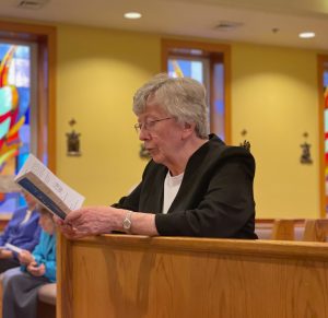 Sister Bernadette renewing vows